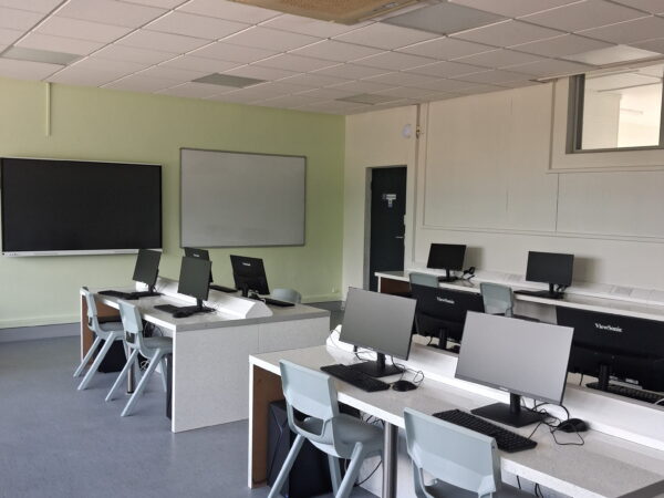 The IT Room supports learners in developing essential digital skills, enabling them to build confidence with technology and prepare for further education, employment and everyday life.