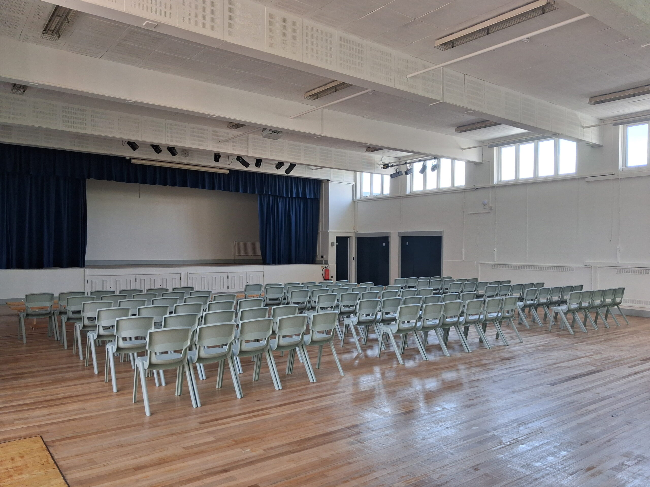 The school hall is a versatile space where learners come together for assemblies, celebrations, performances, physical activities and whole-school events, fostering a strong sense of community.