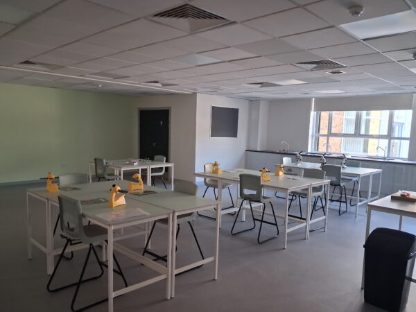 Our dedicated science laboratory allows learners to explore scientific concepts through practical investigations, encouraging curiosity, critical thinking and hands-on discovery.